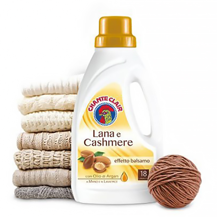 Гель для прання делікатних тканин Chante Clair Lana e Cashmere з аргановою олією, 900 мл (18 прань) (100742) - 